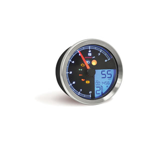HD-04 4" Multifunction Meter, Silver - 04-11 Dyna & 04-13 Sportster Speedometers Koso North America