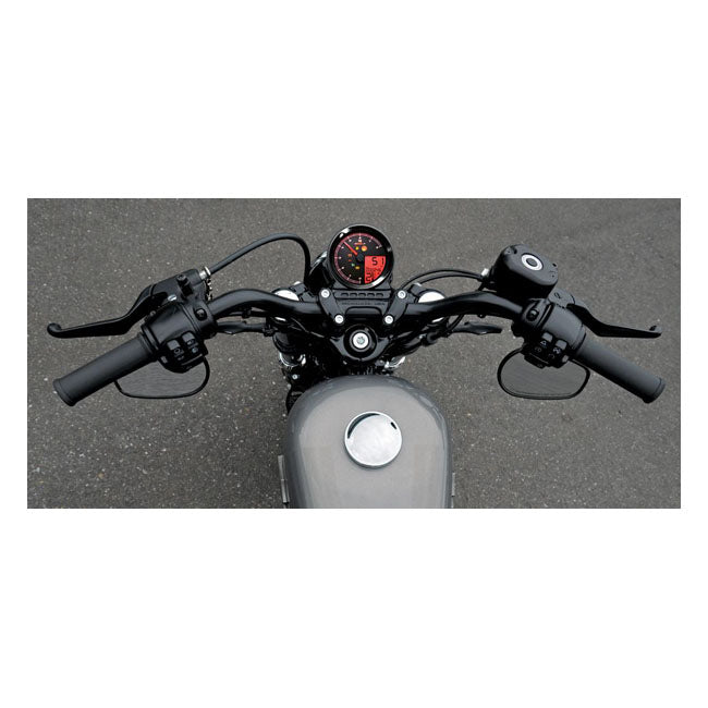 HD-04 4" Multifunction Meter, Black - 04-11 Dyna & 04-13 Sportster Speedometers Koso North America