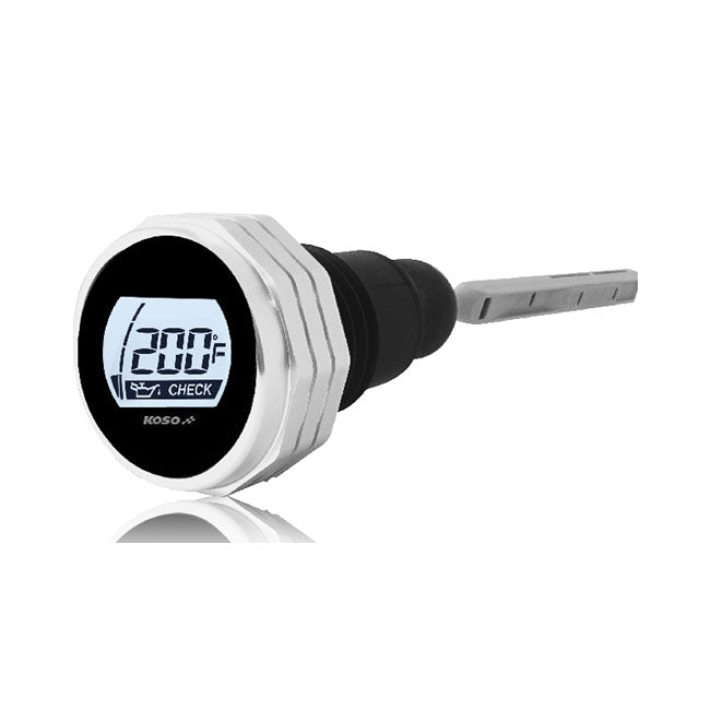Koso North America Oil Temp Dipstick Hd Sil Speedometers Koso North America