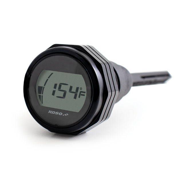 Koso North America Oil Temp Dipstick Hd Blk Speedometers Koso North America