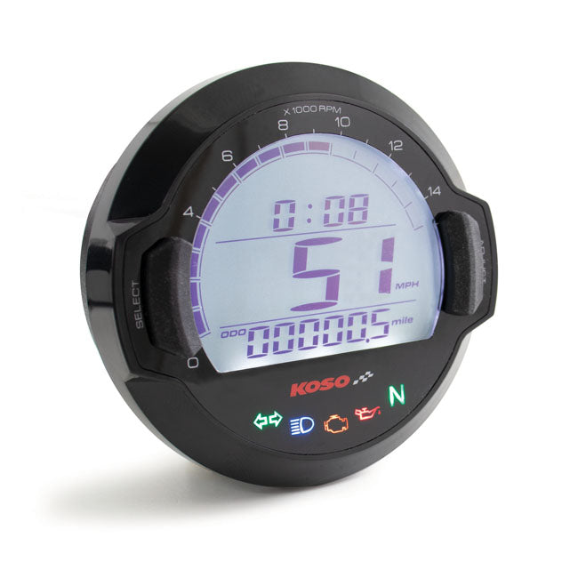 KOSO, D64 DL-03SR multifunctional speedo / tachometer Speedometers Koso North America