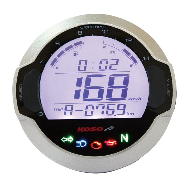 KOSO, D64 DL-03SR multifunctional speedo / tachometer Speedometers Koso North America