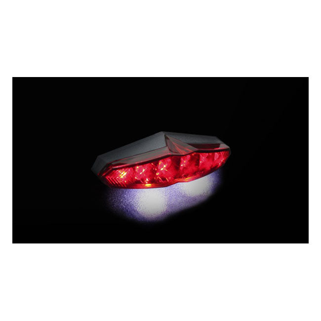 KOSO, ''Infinity'' LED taillight. Red lens Taillights Koso North America