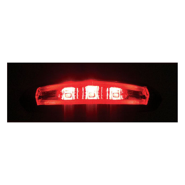 KOSO, ''GT-01 Mini'' LED taillight. Red lens Taillights Koso North America