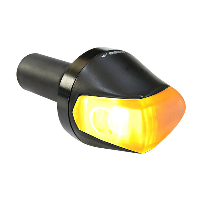 KOSO, Knight LED bar end turnsignal. Black Turn Signals Koso North America