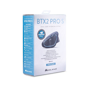 Midland BTX2 PRO S-LR dual/twin pack Communication Systems Midland