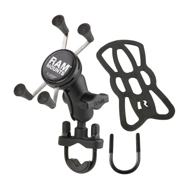 RAM Mounts, X-Grip Phone mount w/U-Bolt base. Small phones Device Holders(Phone/Gsm) Ram Mounts