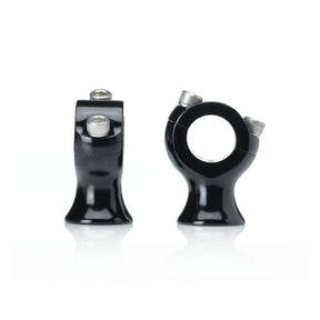 1" Slimline Risers , Black Risers Biltwell