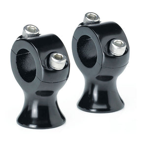 1" Slimline Risers , Black Risers Biltwell