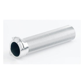 Biltwell Throttle Tube Whiskey Raw Silv Throttle Sleeve Biltwell