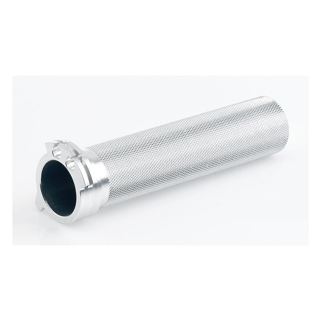 Biltwell Throttle Tube Whiskey Raw Silv Throttle Sleeve Biltwell