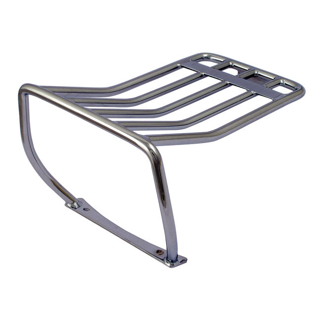 Luggage Rack, For Bobbed Rear Fender. Chrome Luggage Racks Mcs