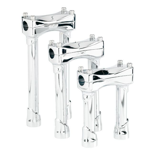 Biltwell Murdock risers 6" chrome Risers Biltwell