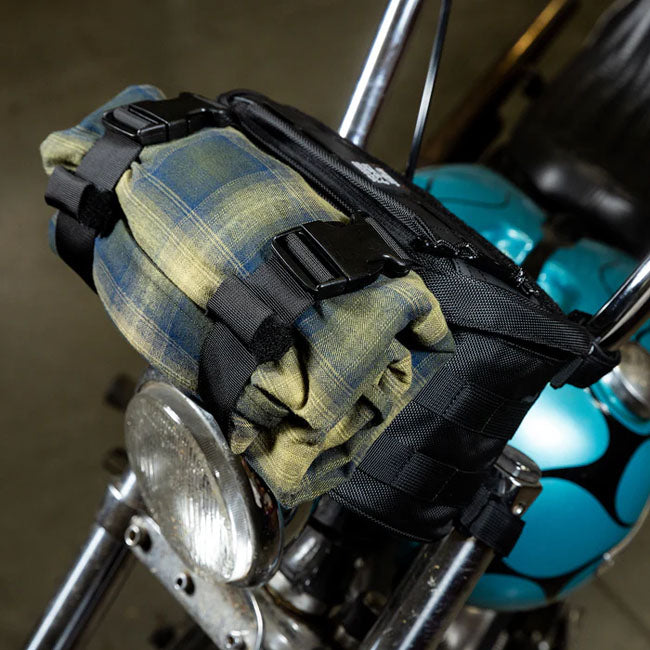 Biltwell, Exfil-7 2.0 bag. Black Touring Luggage Biltwell