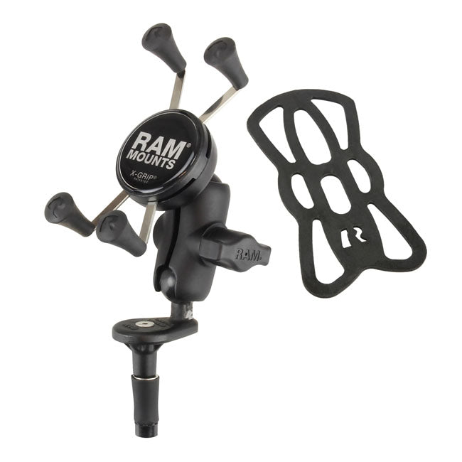 RAM Mounts, X-Grip Phone mount w/fork stem base. Small phone Device Holders(Phone/Gsm) Ram Mounts