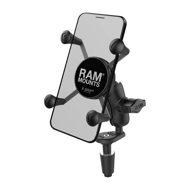RAM Mounts, X-Grip Phone mount w/fork stem base. Small phone Device Holders(Phone/Gsm) Ram Mounts