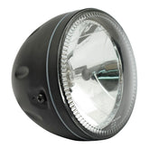 Skyline, 5 3/4" H4 Headlamp. Side Mount. Black Headlamps Mcs
