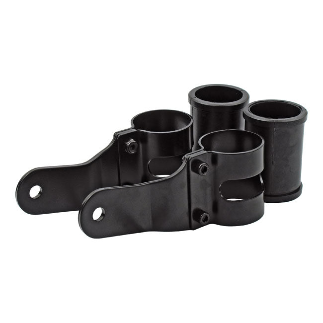 Uni Basic Headlamp Bracket Assembly. Black. 38 42mm Headlamp Brackets Mcs