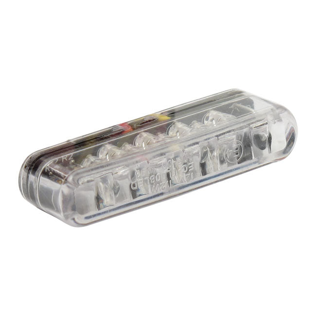 Shorty Led Taillight. Horizontal Use. Clear Lens Taillights Mcs