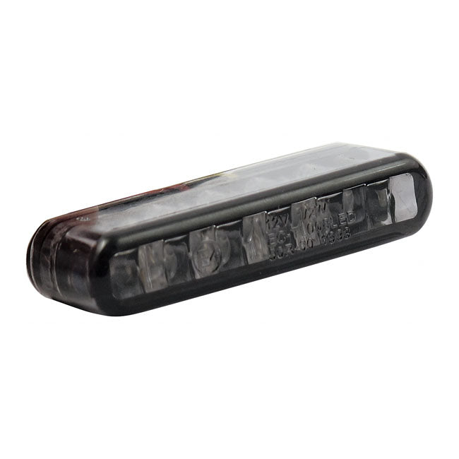 Shorty Led Taillight. Horizontal Use. Smoke Lens Taillights Mcs
