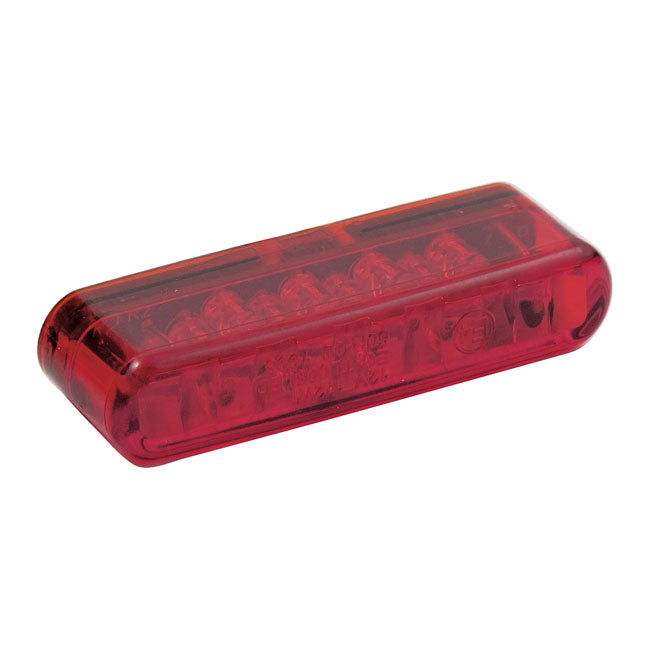 Shorty Led Taillight. Horizontal Use. Red Lens Taillights Mcs