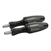 Koso, Z1 Led Turn Signals. Black. Smoke Lens Turn Signals Mcs