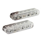 Shorty Led Turn Signals. Clear Lens Turn Signals Mcs