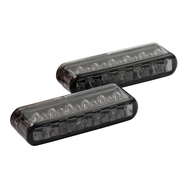 Shorty Led Turn Signals. Smoke Lens Turn Signals Mcs