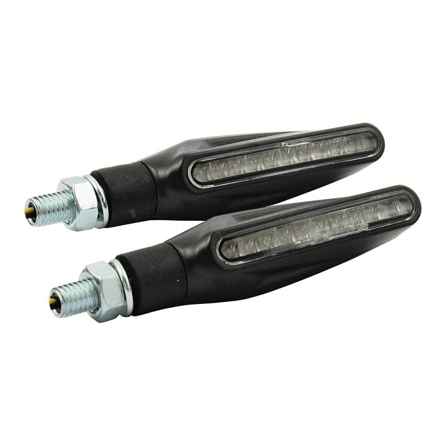 Stix, Led Turn Signals. Black Turn Signals Mcs