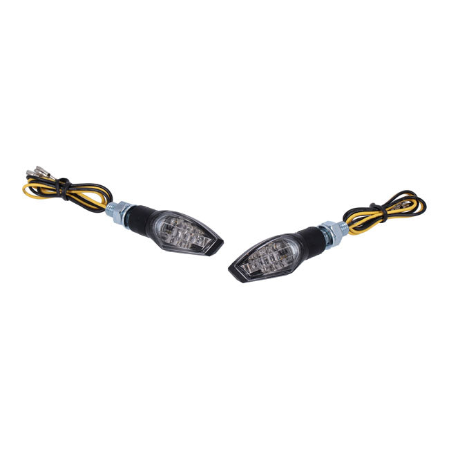 Nova, Led Turn Signal Set. Black Turn Signals Mcs