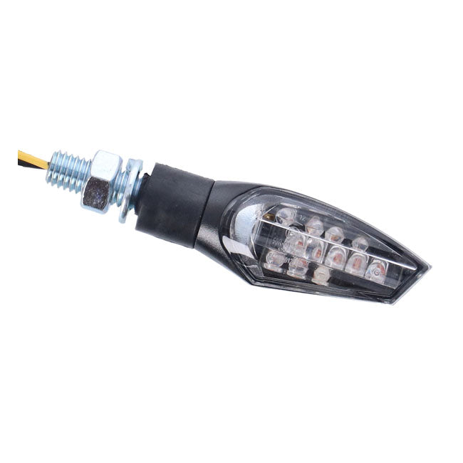 Nova, Led Turn Signal Set. Black Turn Signals Mcs