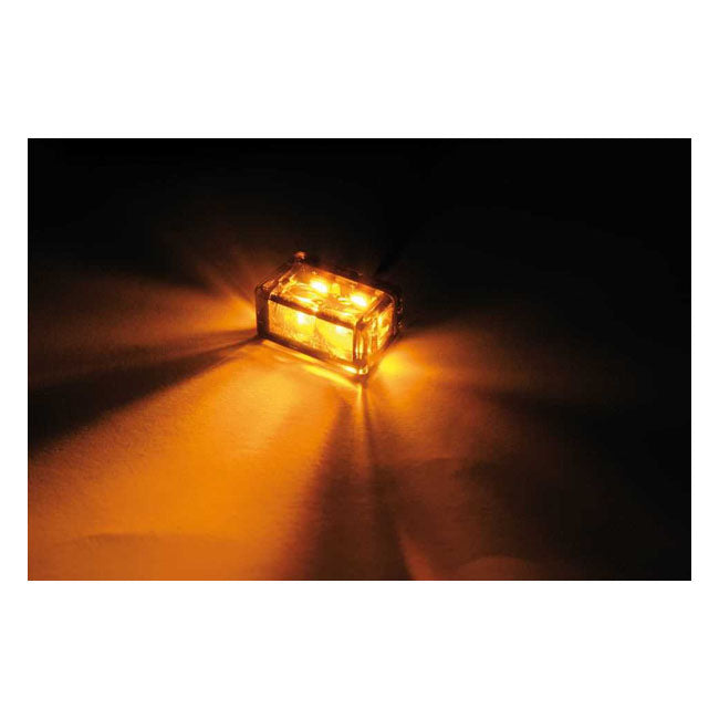 Cube V Mini Turn Signals 2 Le Ds. Smoke Lens Turn Signals Mcs