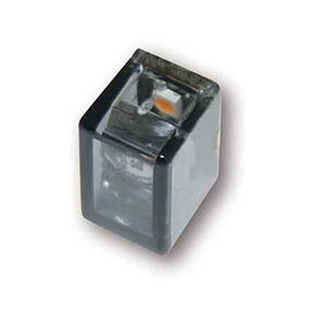 Cube V Mini Turn Signals 2 Le Ds. Smoke Lens Turn Signals Mcs