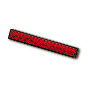 Universal B Seen Reflector. Rectangular. 100x13mm. Red Reflectors Mcs