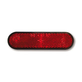 Universal B Seen Reflector. Rectangular/Round Corners. Red Reflectors Mcs