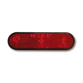 Universal B Seen Reflector. Rectangular/Round Corners. Red Reflectors Mcs