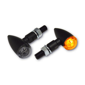Pb2 Led Turn Signals Black, Smoke Lens Turn Signals Mcs