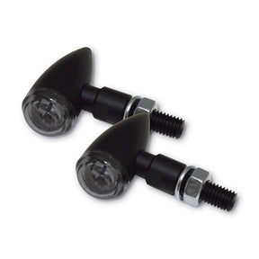Pb2 Led Turn Signals Black, Smoke Lens Turn Signals Mcs