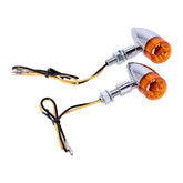 Midi Bullet Turn Signals. Chrome Turn Signals Mcs