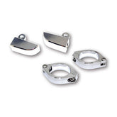 Paco, Turn Signal Fork Mount Kit. 35 37mm. Chrome Turn Signals Mounts Mcs