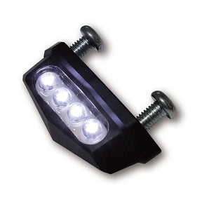 Led License Plate Light Quadro, Black. Ece Appr. License Plate Lights Mcs