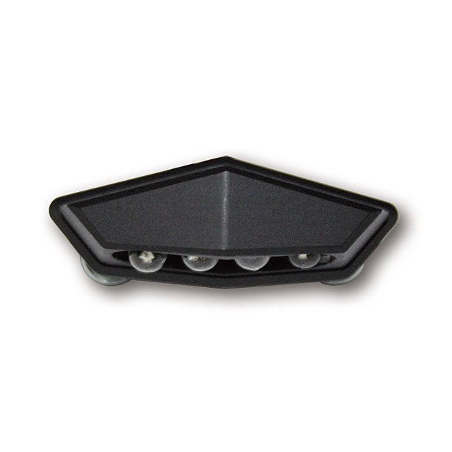 Led License Plate Light Quadro, Black. Ece Appr. License Plate Lights Mcs
