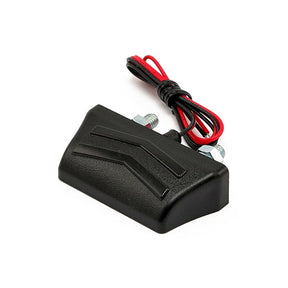Led License Plate Light Stratton, Black. Ece Appr. License Plate Lights Mcs