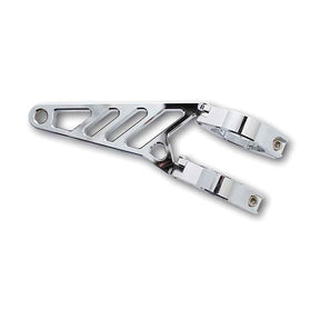 Fingers, Adj. Headlamp Bracket Assembly Long 35 37mm. Chrome Headlamp Brackets Mcs