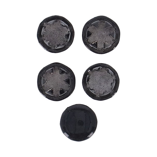Gw Push In Plugs 5/16", Gloss Black Push-In Plugs Gardner Westcott