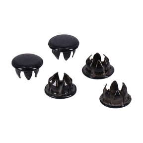 Gw Push In Plugs 5/16", Gloss Black Push-In Plugs Gardner Westcott