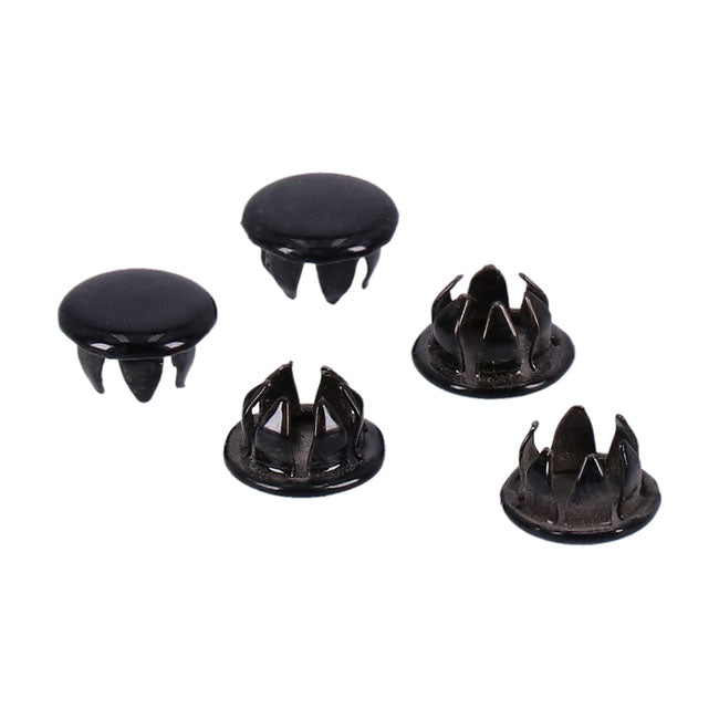 Gw Push In Plugs 5/16", Gloss Black Push-In Plugs Gardner Westcott