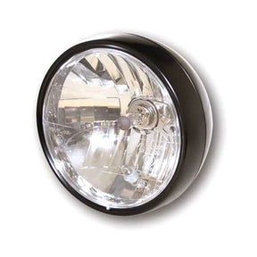 Randall, 6 1/2" H4 Headlamp. Bottom Mount. Satin Black Mcs
