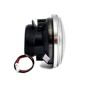 Mcs 3 1/2" H4 Headlamp Unit. Clear Lens Mcs