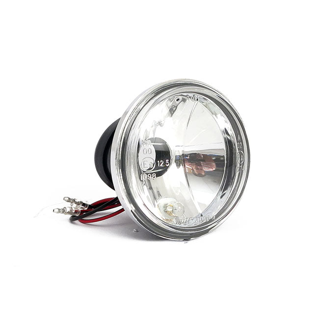Mcs 3 1/2" H4 Headlamp Unit. Clear Lens Mcs
